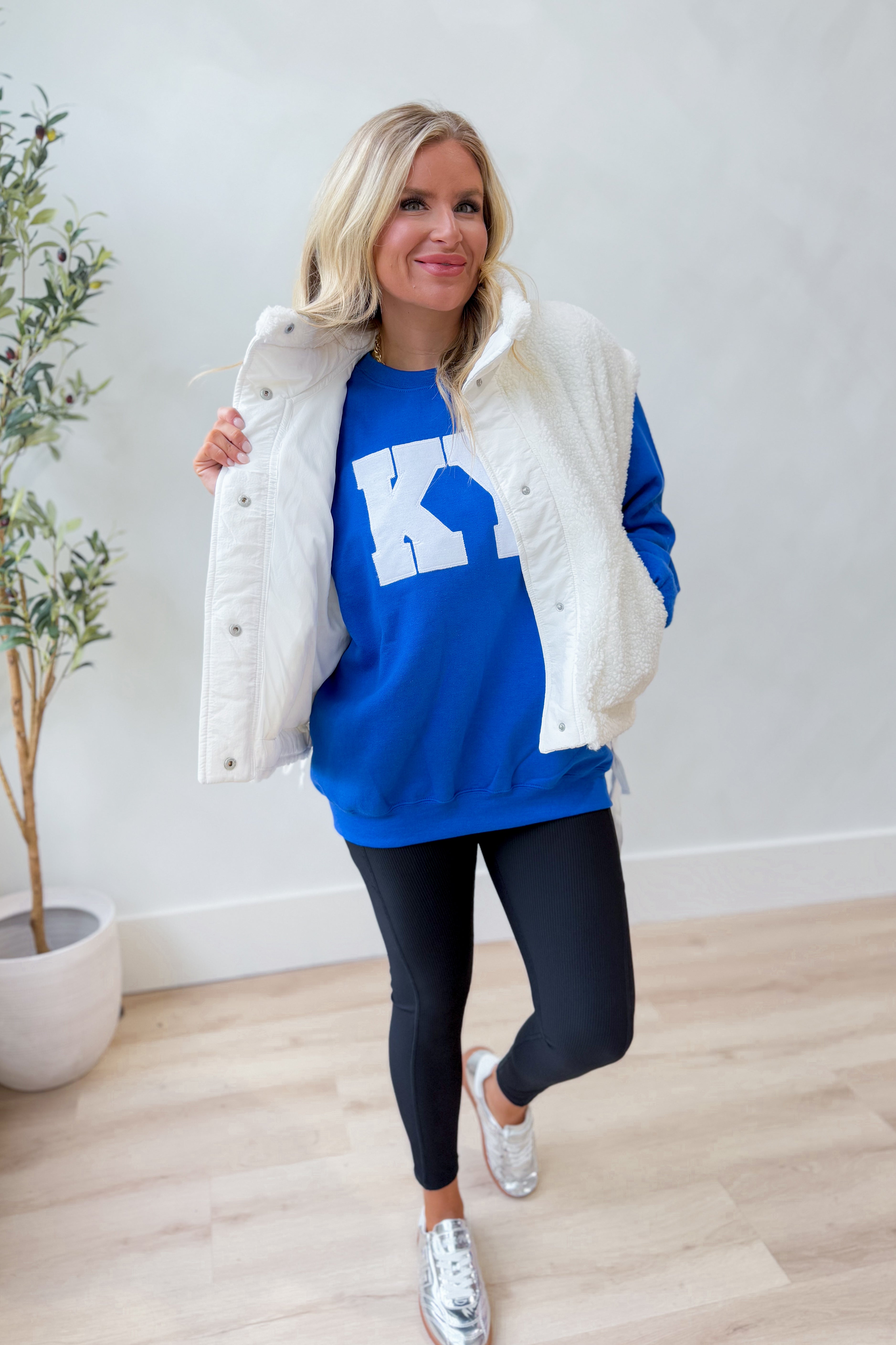 Kathy Sherpa Textured Vest - Be You Boutique