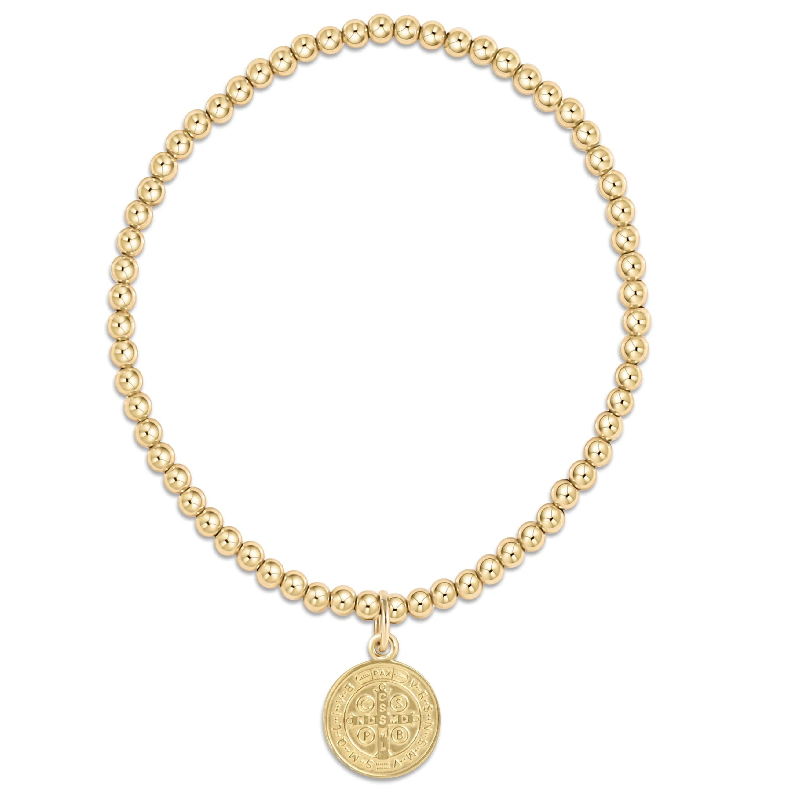 Enewton 3mm Blessing Gold Disc Bracelet - Be You Boutique