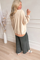 Laney Relaxed Leopard Print Pullover - Be You Boutique