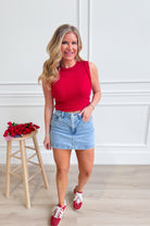 HYFVE Alice Seam Detail Tank Top from the 116 Basic Tops collection, featuring a fitted sleeveless design with seam accents.