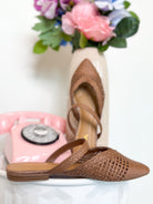 Soda Eladio Raffia Slip On Mule - Be You Boutique