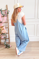 Mimi Wide Leg Mineral Wash Jumpsuit - Be You Boutique