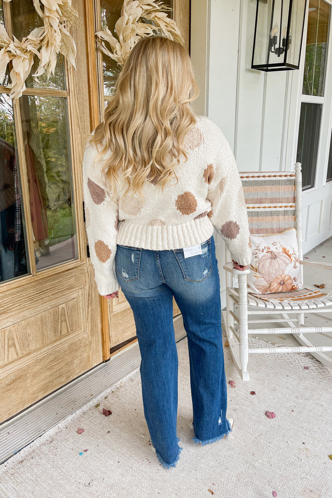 Melissa Multi-Color Polka Dot Sweater - Be You Boutique