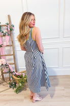 Kinlee Pinstriped Midi Dress - Be You Boutique