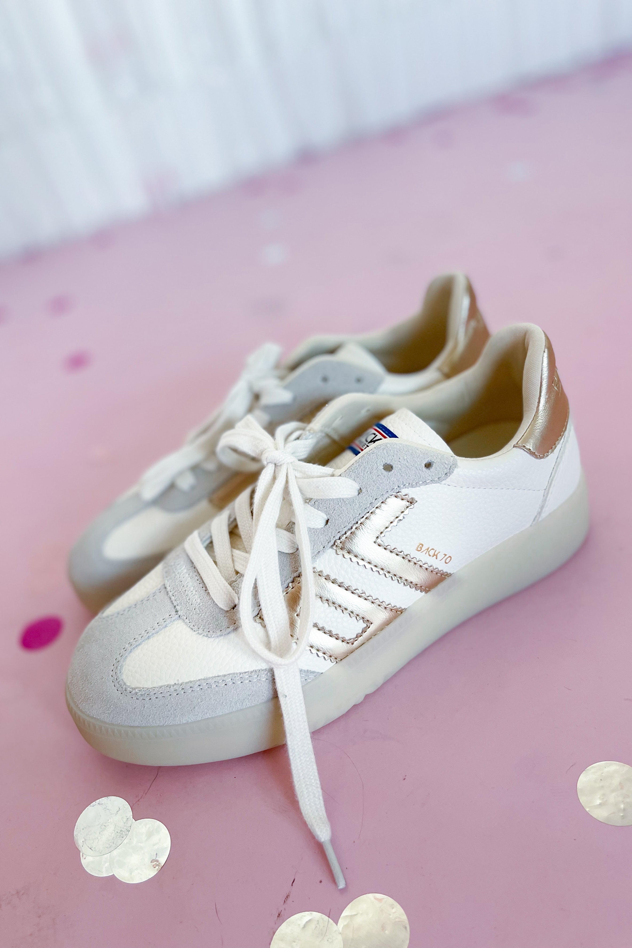 BACK70 Boston 2505 Sneaker in Gold - Be You Boutique