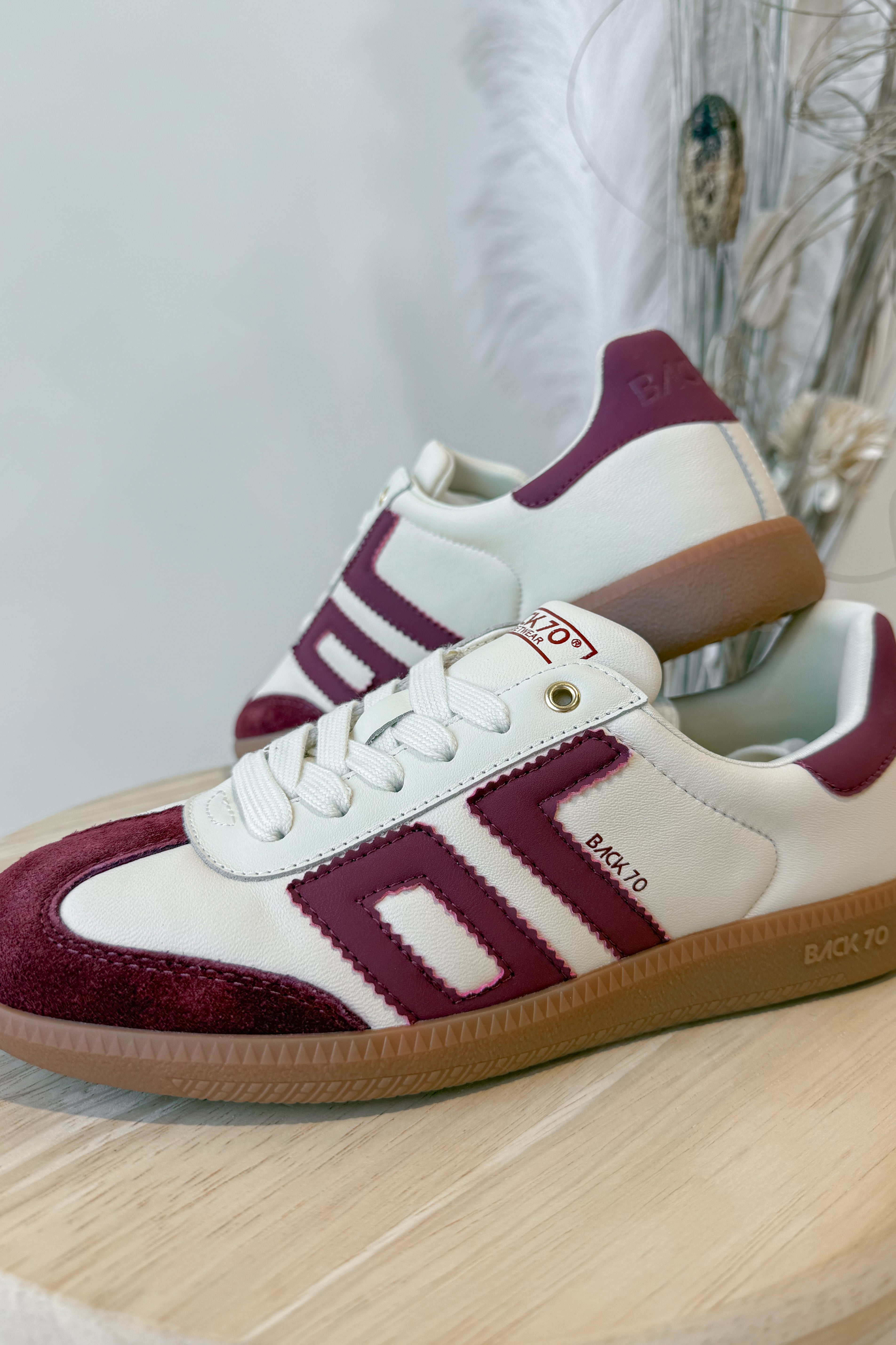 BACK70 Cloud Sneakers in Milk Wine - Be You Boutique