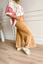 Bradley Mineral Washed Terry Knit Wide Leg Pants [S~3X] - Be You Boutique