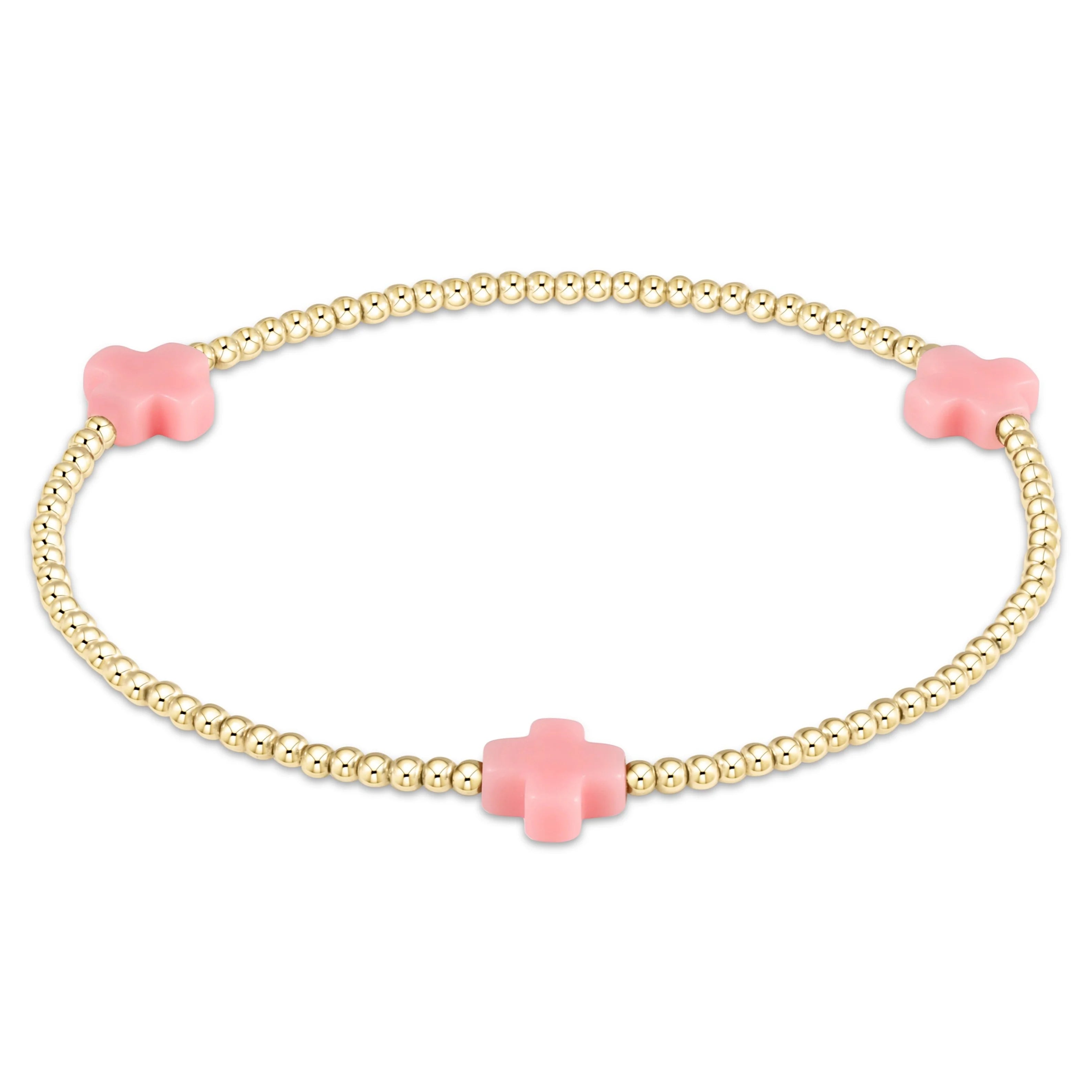 Enewton 2mm Signature Cross Gold Bracelet - Be You Boutique