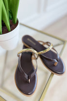 Berness Kara Coffee Sandal featuring a stylish design, open-toe style, and comfortable straps perfect for casual wear.