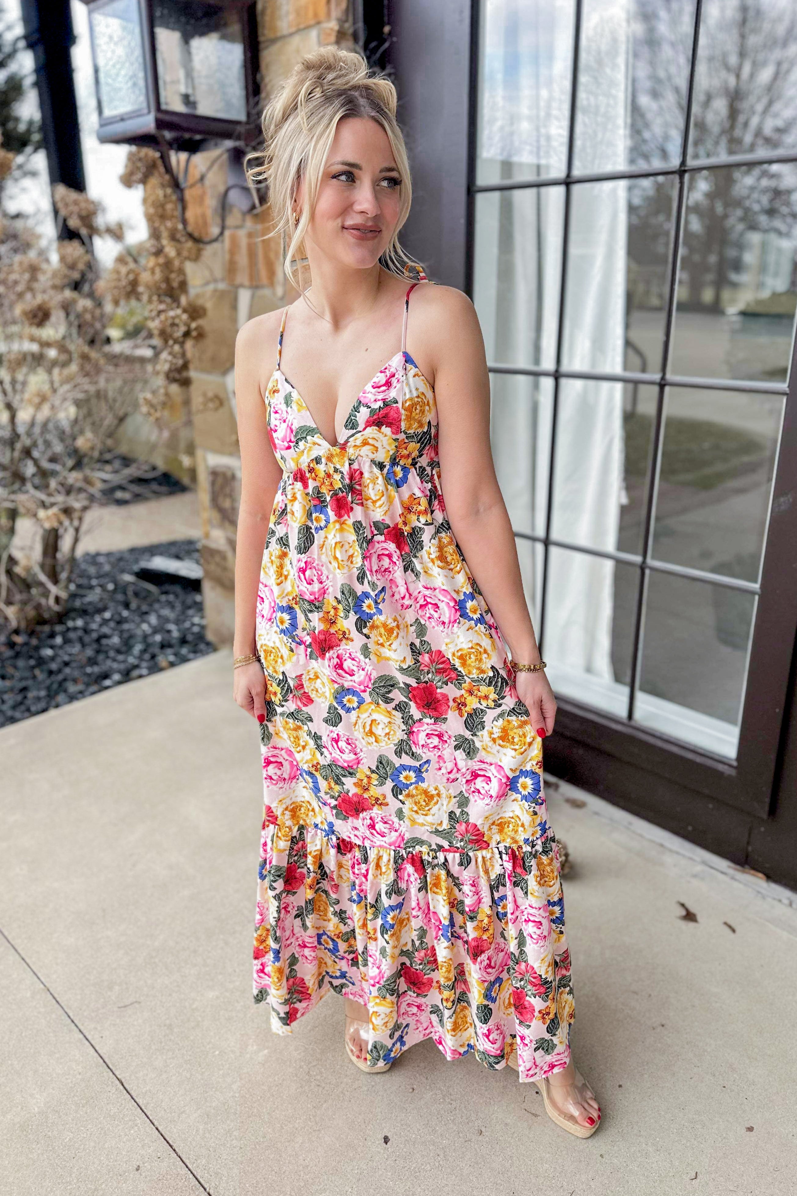 BuddyLove Monet Tie Shoulder Soleil Maxi Dress - Be You Boutique