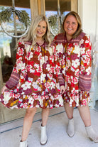 Rita Floral Print Rayon Challis Dress - Be You Boutique