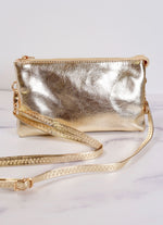 Caroline Hill Liz Custom Collection Crossbody Metallic Bag - Be You Boutique