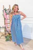 Cory Striped Midi Dress - Be You Boutique