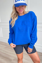 Kentucky Easley Embossed Comfort Crew Sweatshirt - Be You Boutique