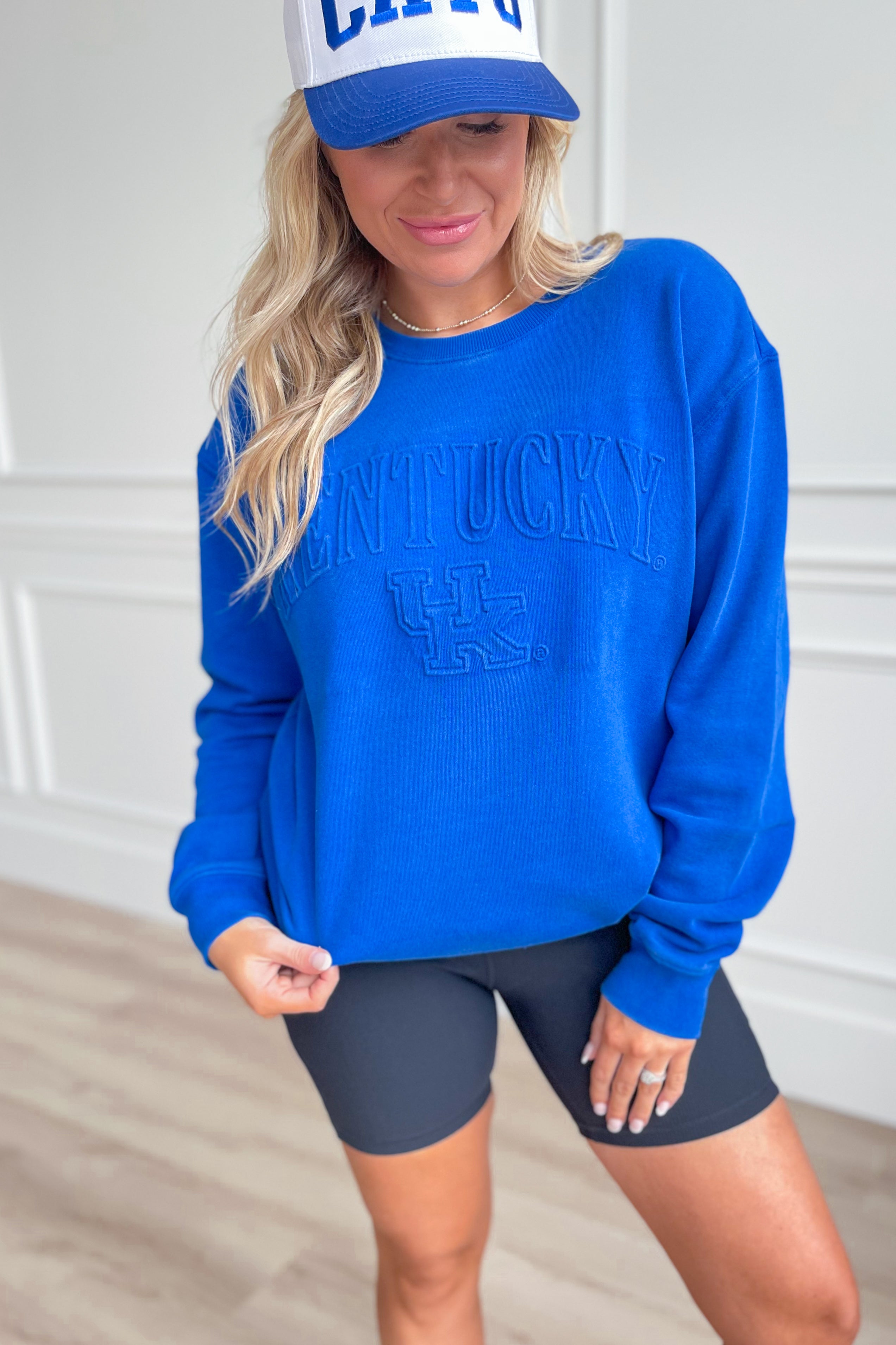 Kentucky Easley Embossed Comfort Crew Sweatshirt - Be You Boutique