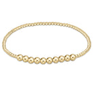 Enewton 2mm Beaded Bliss Classic Gold Bracelet - Be You Boutique
