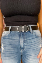 Billy Double Ring Faux Leather Belt (multi) - Be You Boutique