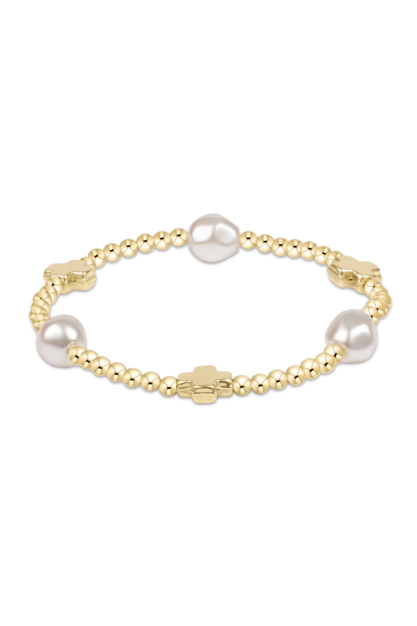 Enewton 3mm Signature Cross Admire Pearl Bracelet - Be You Boutique