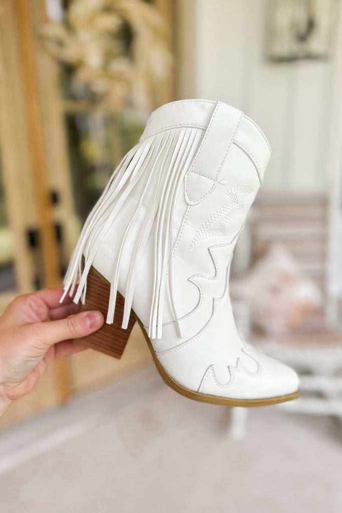 Weston Western Fringe Ankle Boot Booties - Be You Boutique