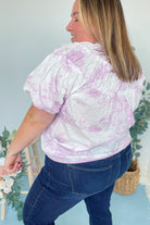 Cassidy Landscape Printed Blouse Top - Be You Boutique