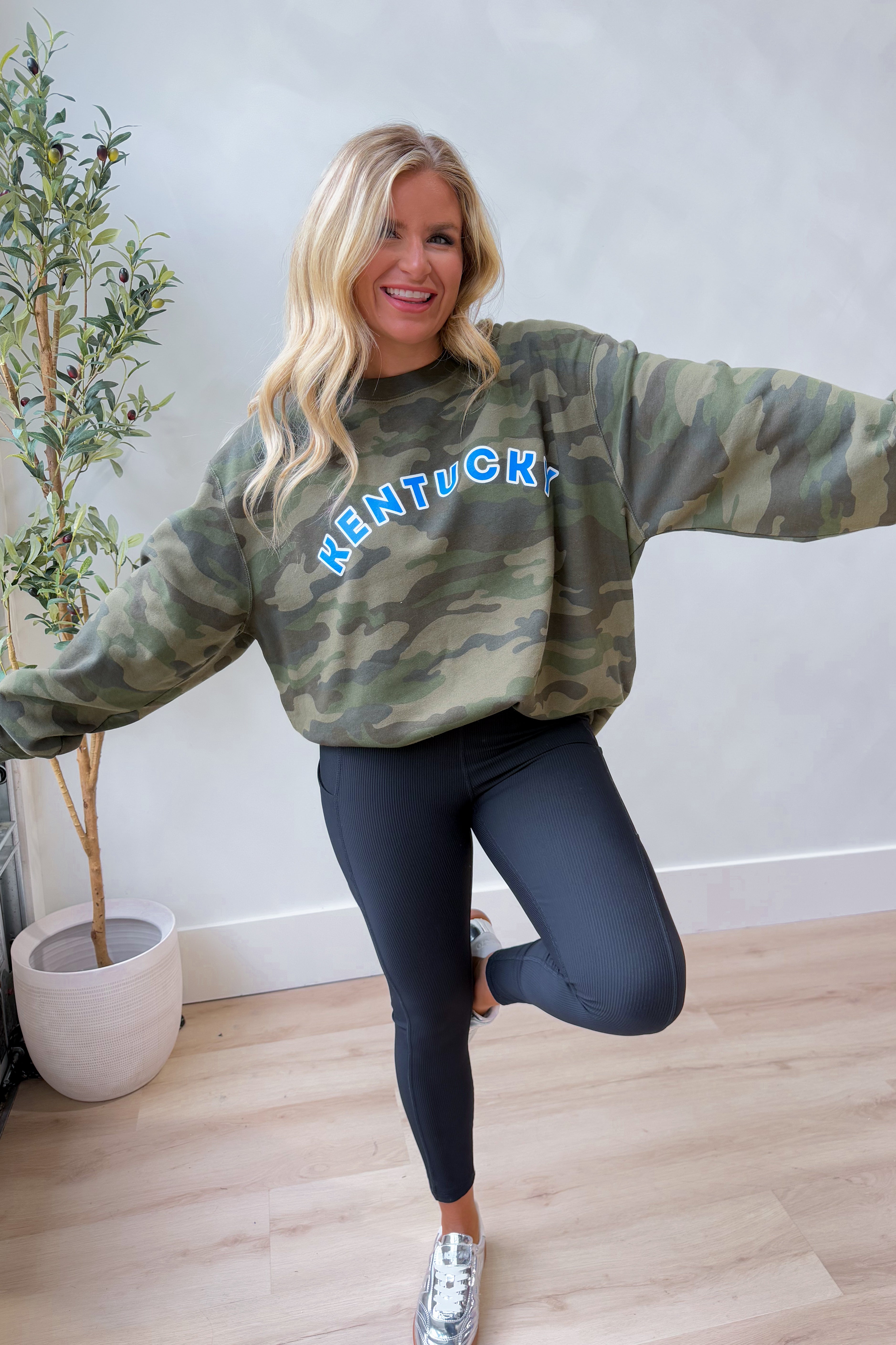 Camo Kentucky Sweatshirt - Be You Boutique