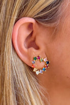 Treasure Jewels Sparkle Multi Heart Studs - Be You Boutique