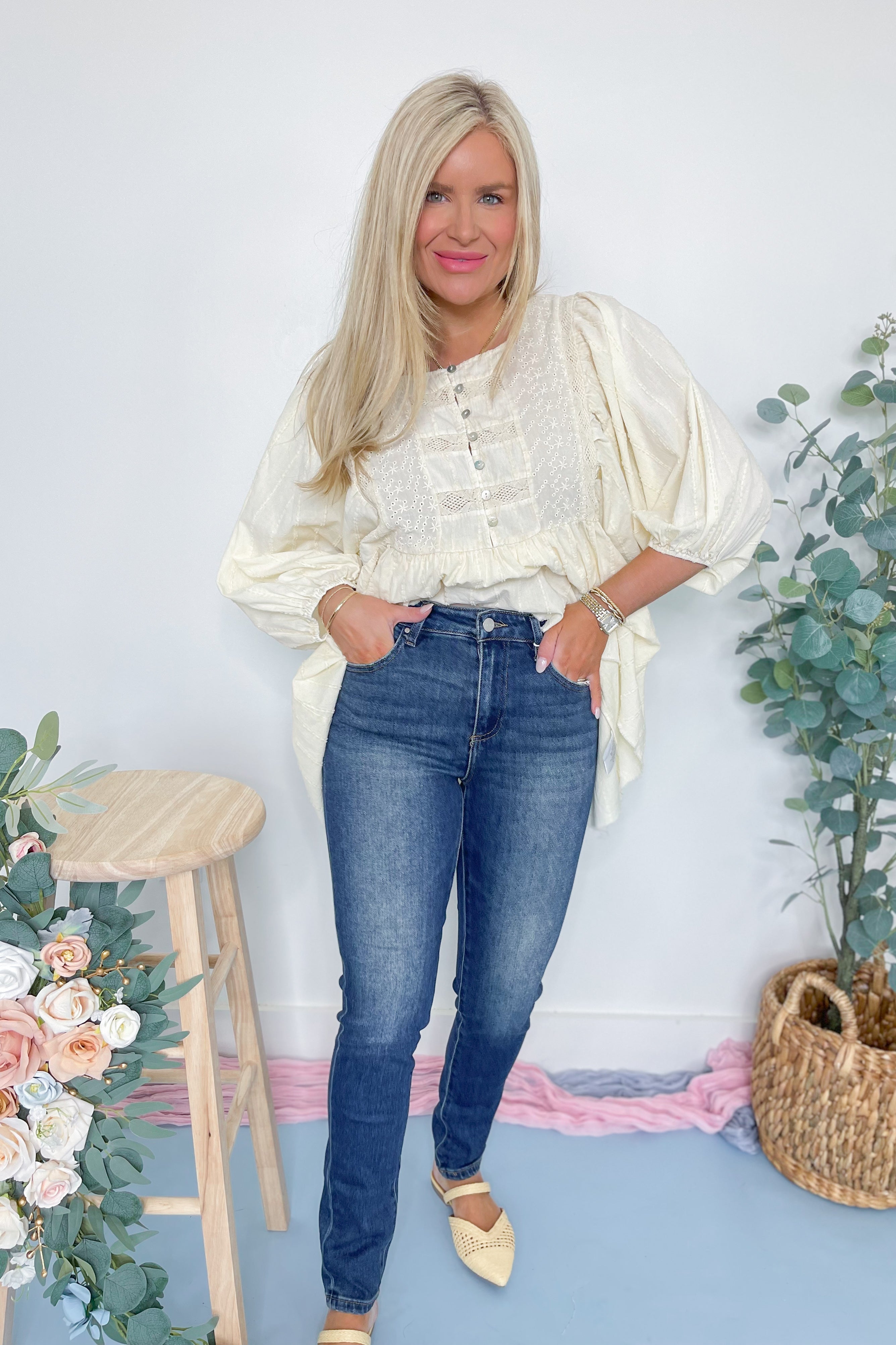 Risen Jaxon High Rise Ankle Skinny Jeans - Be You Boutique