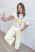 Poppy & Pine Ive Got Sunshine graphic T-shirt featuring bright sunshine and cheerful design on soft cotton fabric.