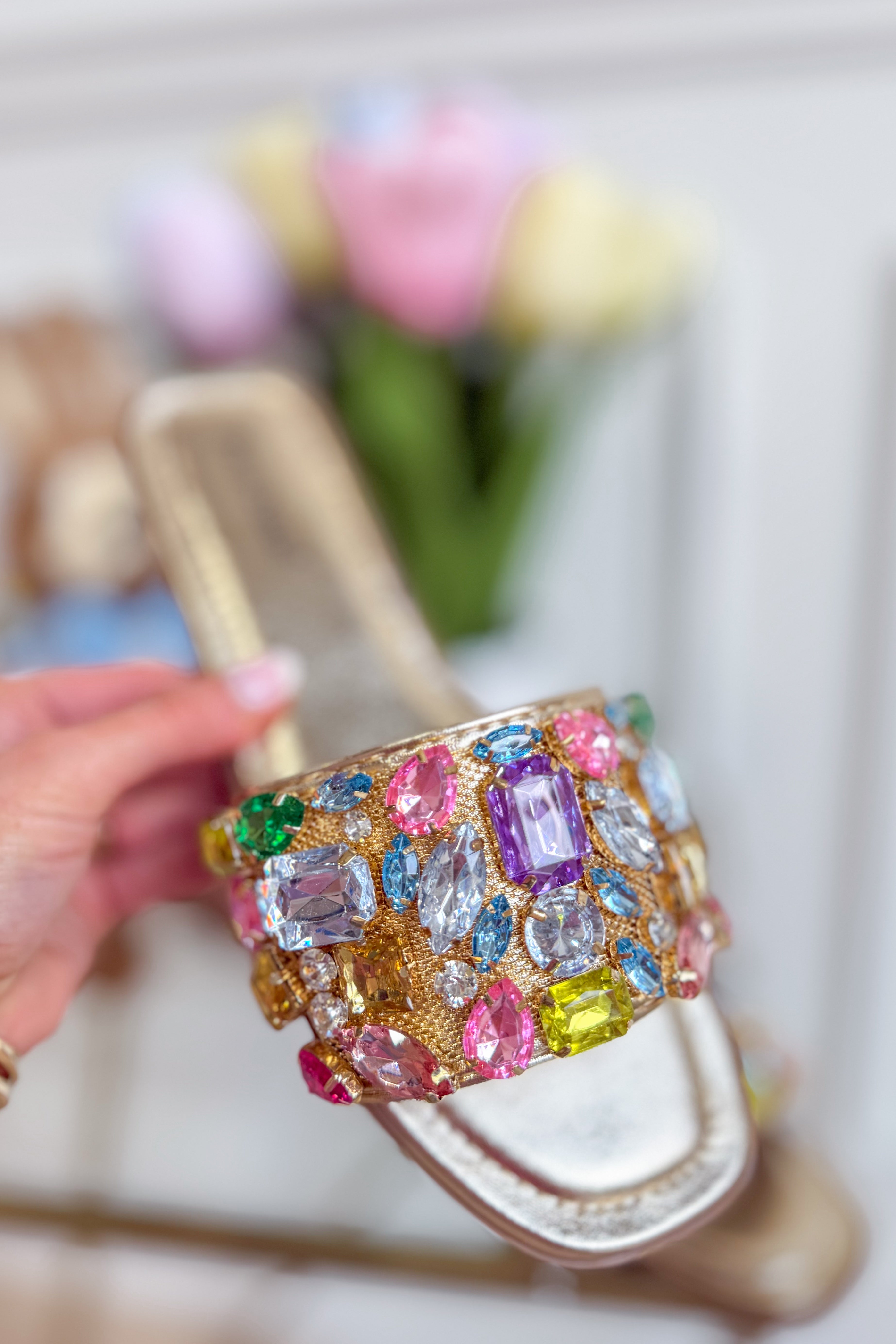 Soda Empress Pastel Combo Sandal - Be You Boutique