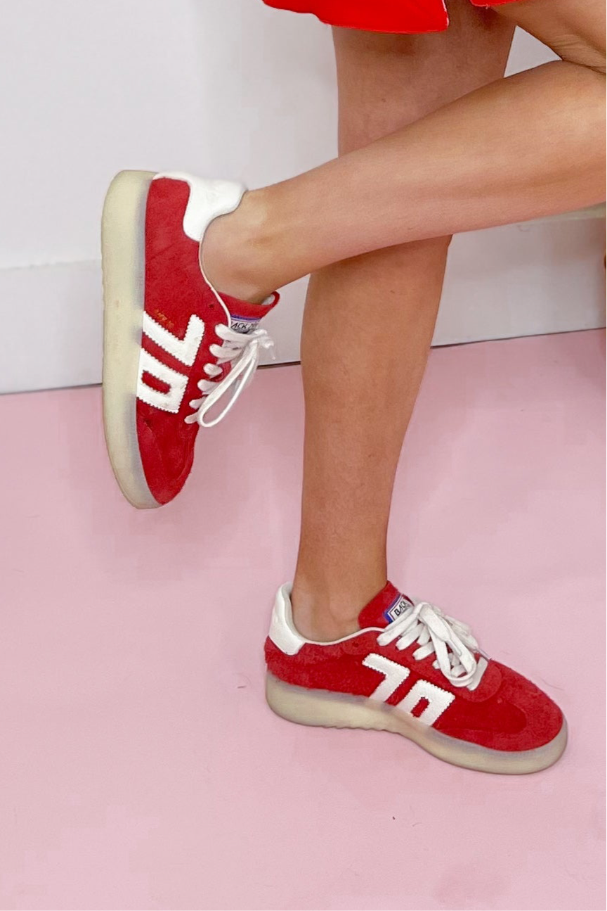 BACK70 Boston 2505 Sneaker in Red - Be You Boutique