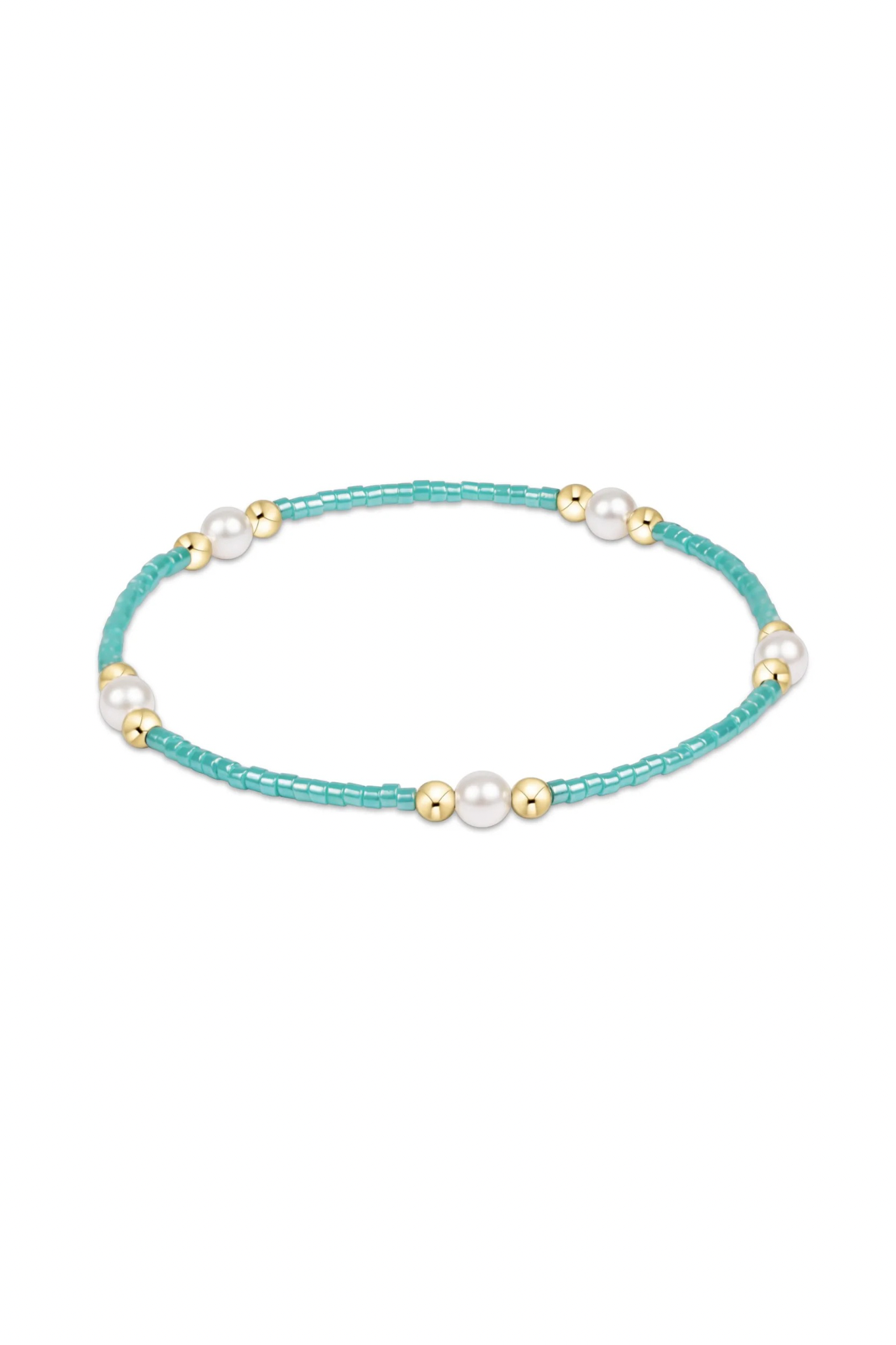 Enewton Sea Glass Hope Purpose Pearl Bracelet featuring sea glass beads and pearls on a delicate jewelry strand.
