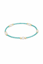 Enewton Sea Glass Hope Purpose Pearl Bracelet featuring sea glass beads and pearls on a delicate jewelry strand.