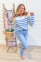 Benjamin Striped Long Sleeve Cardigan - Be You Boutique