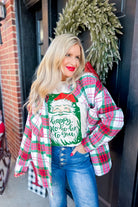 Happy Ho Ho Ho Long Sleeve Unisex Graphic Tee - Be You Boutique