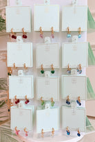 Enewton .5mm Classic Birthstone Huggie earrings in silver with colorful birthstone accents, small and stylish jewelry for pierced ears.