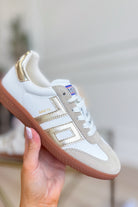 BACK 70 Cloud Sneaker in beige gold with 205 sneakers design, featuring a sleek, modern look and textured details on the upper.