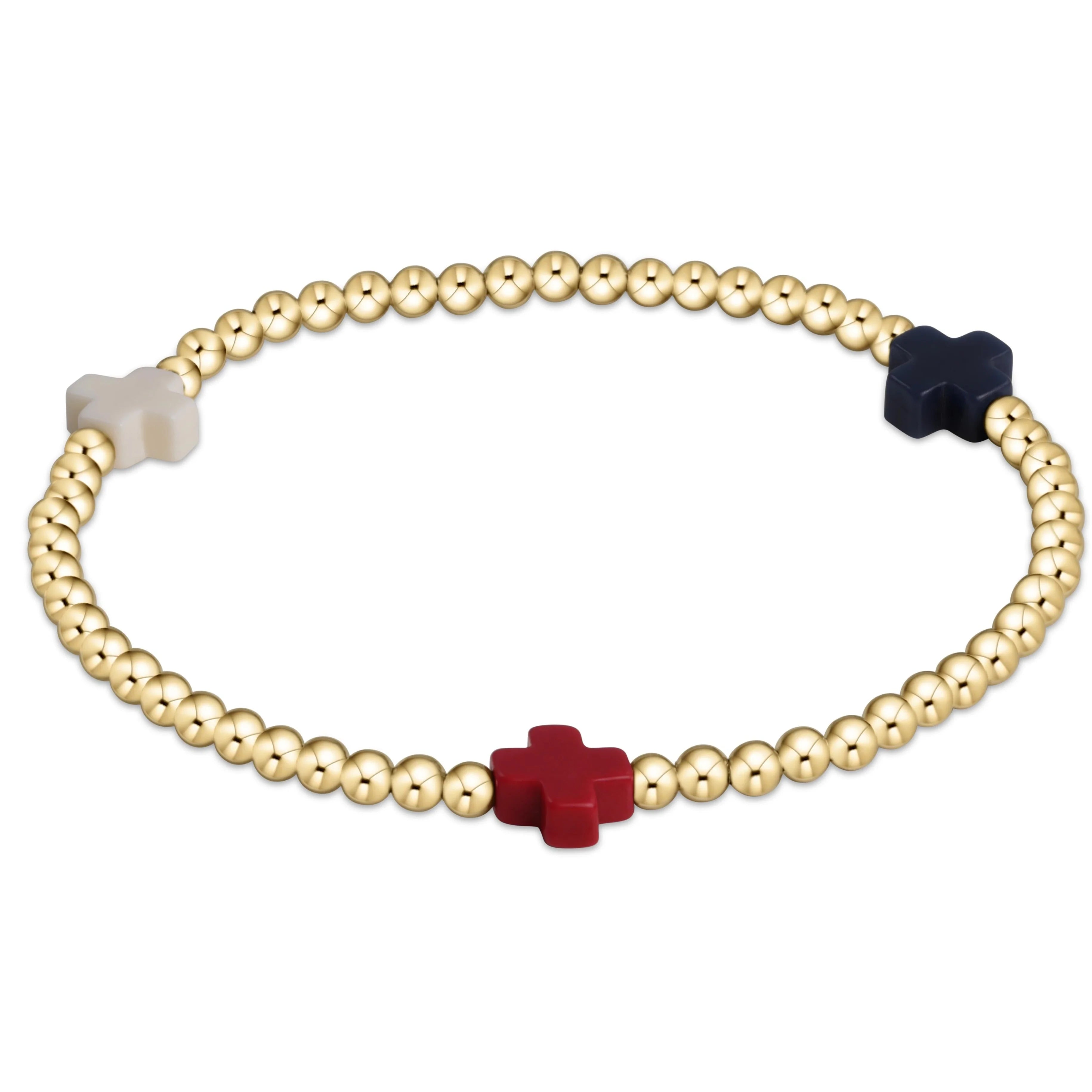 Enewton 3mm Signature Cross Bracelet - Firecracker - Be You Boutique
