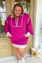 Joseph Solid Ribbed Zip Up Long Sleeve Collared Dress [S~2x] - Be You Boutique