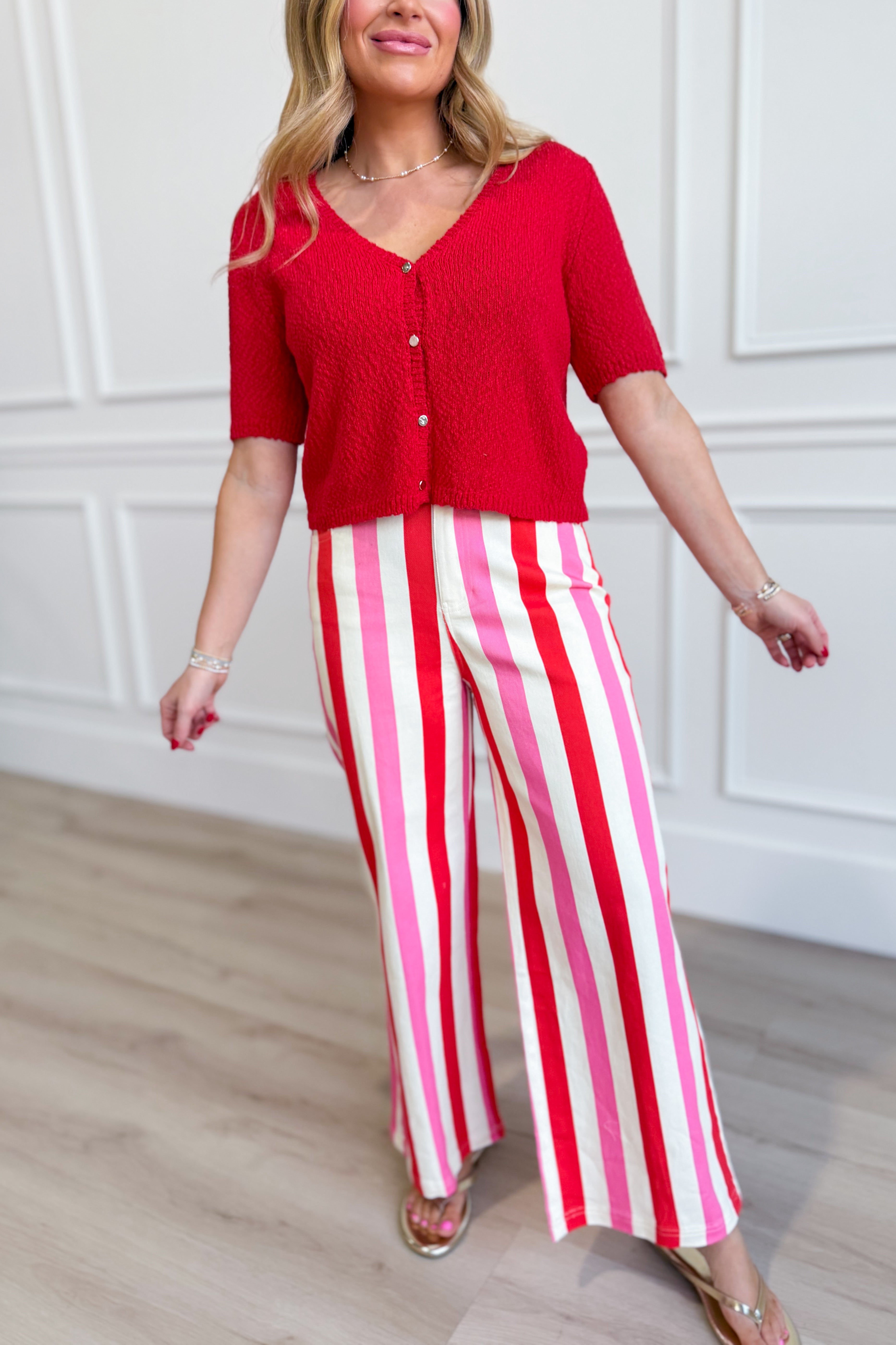 HYFVE Kinlee Crinkled Textured Top from 131 Spring Sweaters collection, featuring a stylish crinkled fabric and fitted design.