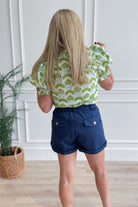 Luna High Waisted Cuffed Pintuck Short - Be You Boutique
