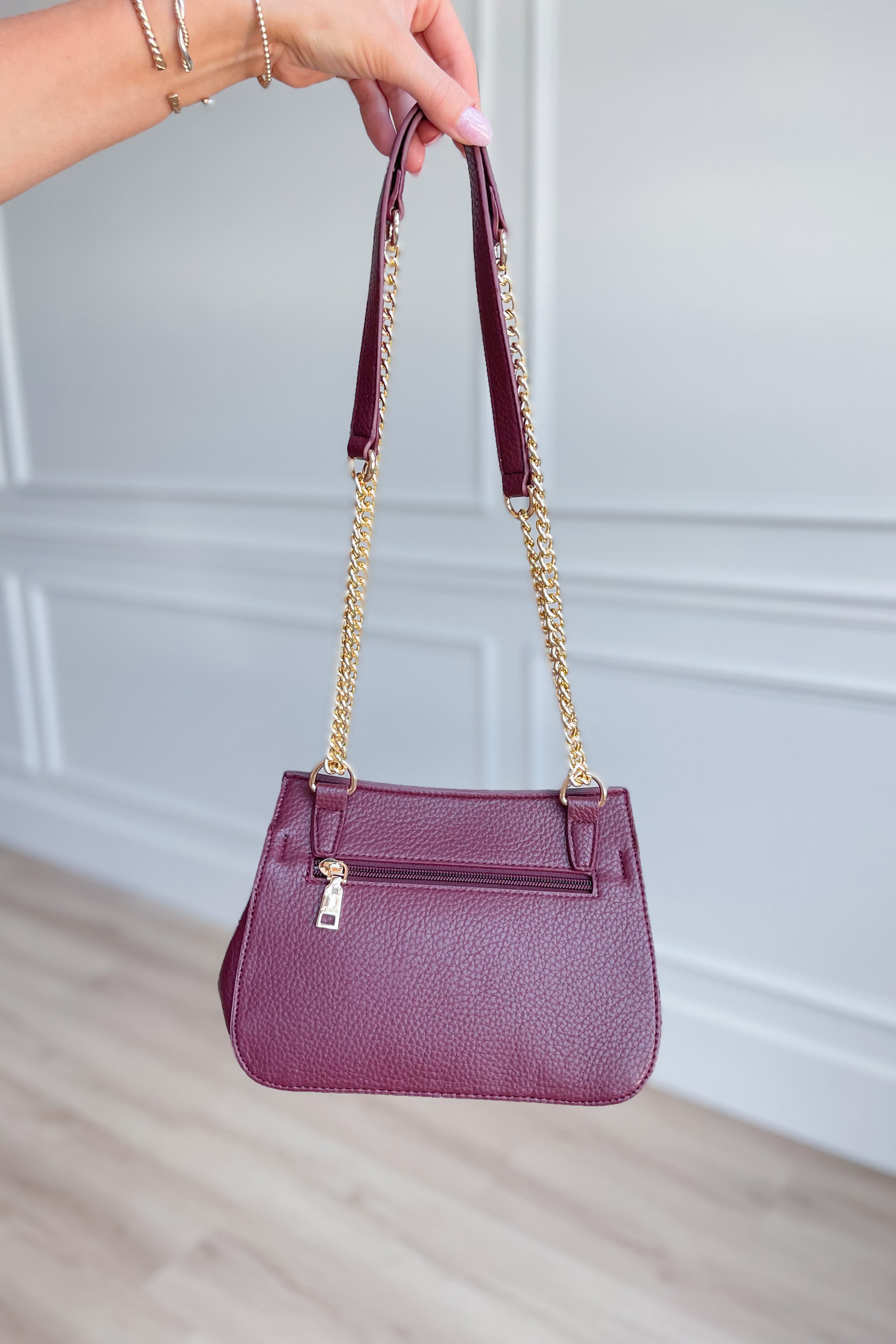 Tristan Chain Strapped Crossbody Purse - Be You Boutique