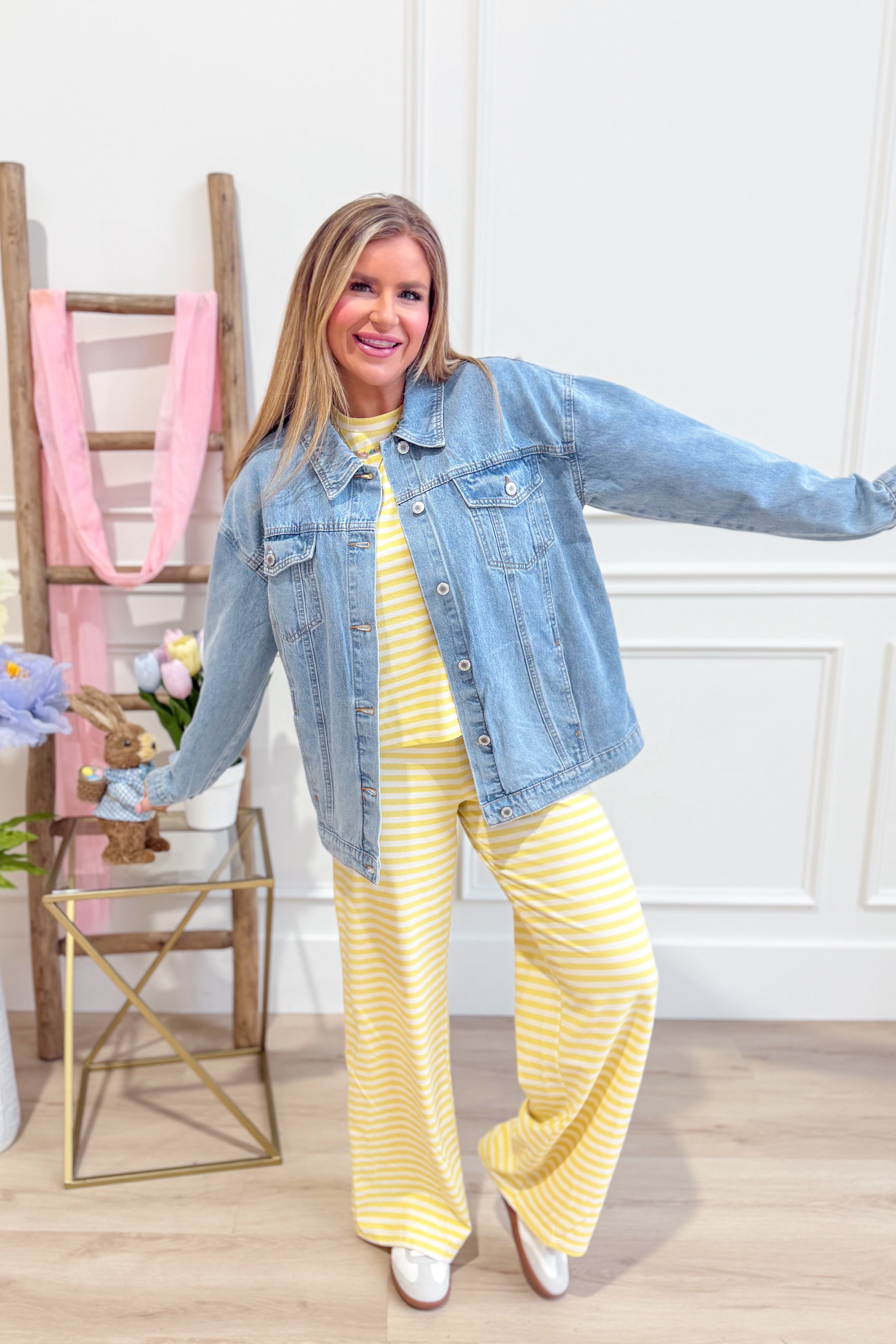 Winnie Washed Denim Jacket - Be You Boutique