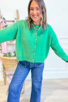 Savanna Ribbed Trim Cardigan - Be You Boutique