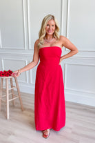 Laura Irise Strapless Maxi Dress - Be You Boutique