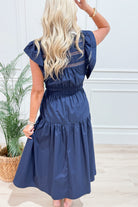 Nala Flutter Sleeve Midi Dress - Be You Boutique