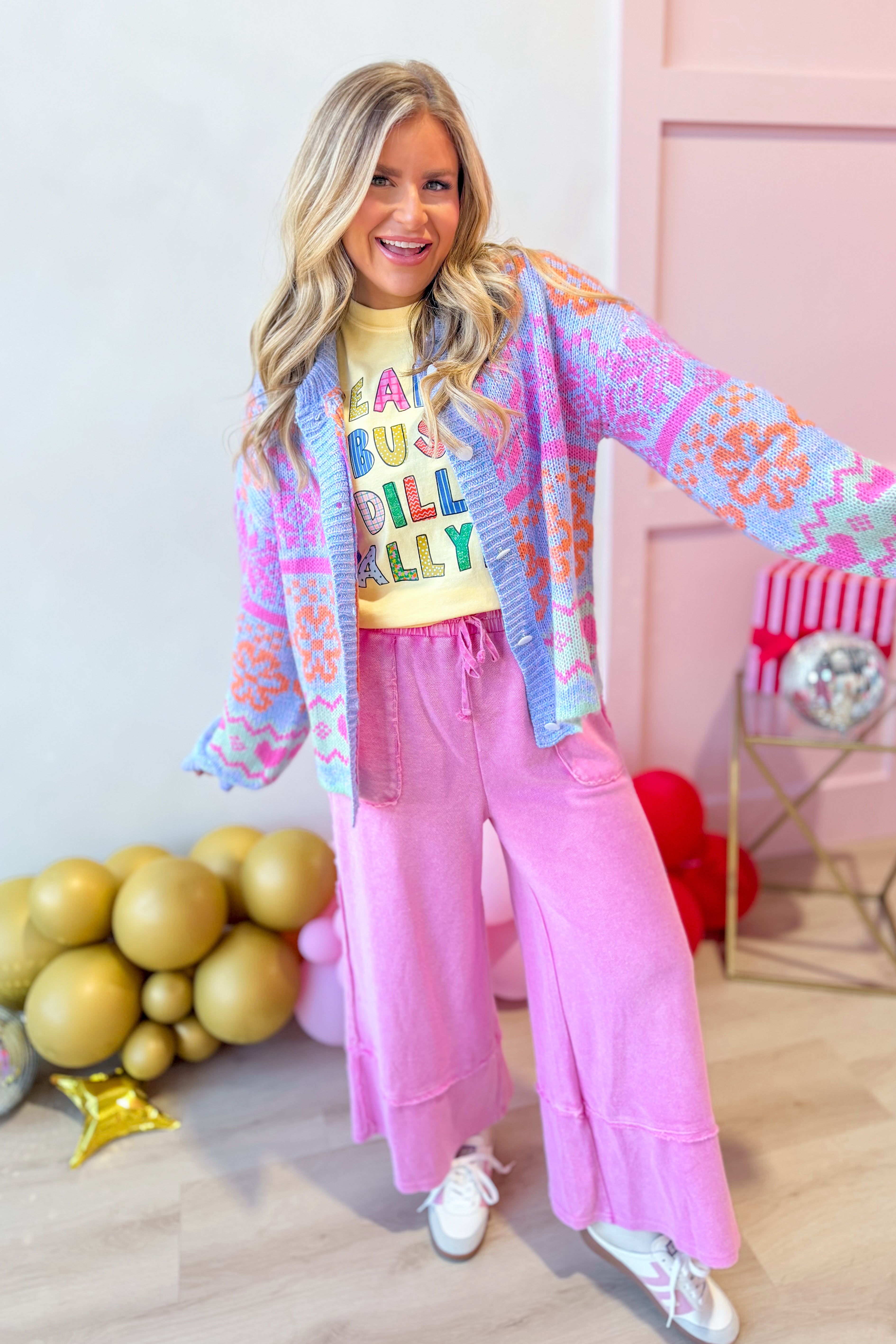 Linda Winter Button Down Sweater - Be You Boutique