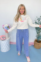 MAMA Embroidered Crewneck Sweatshirt - Be You Boutique
