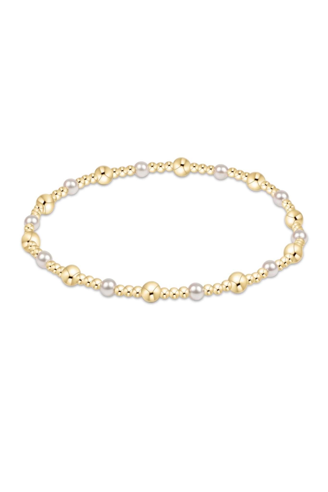 Enewton 4mm Classic Gold Pearl Sincerity Bracelet - Be You Boutique