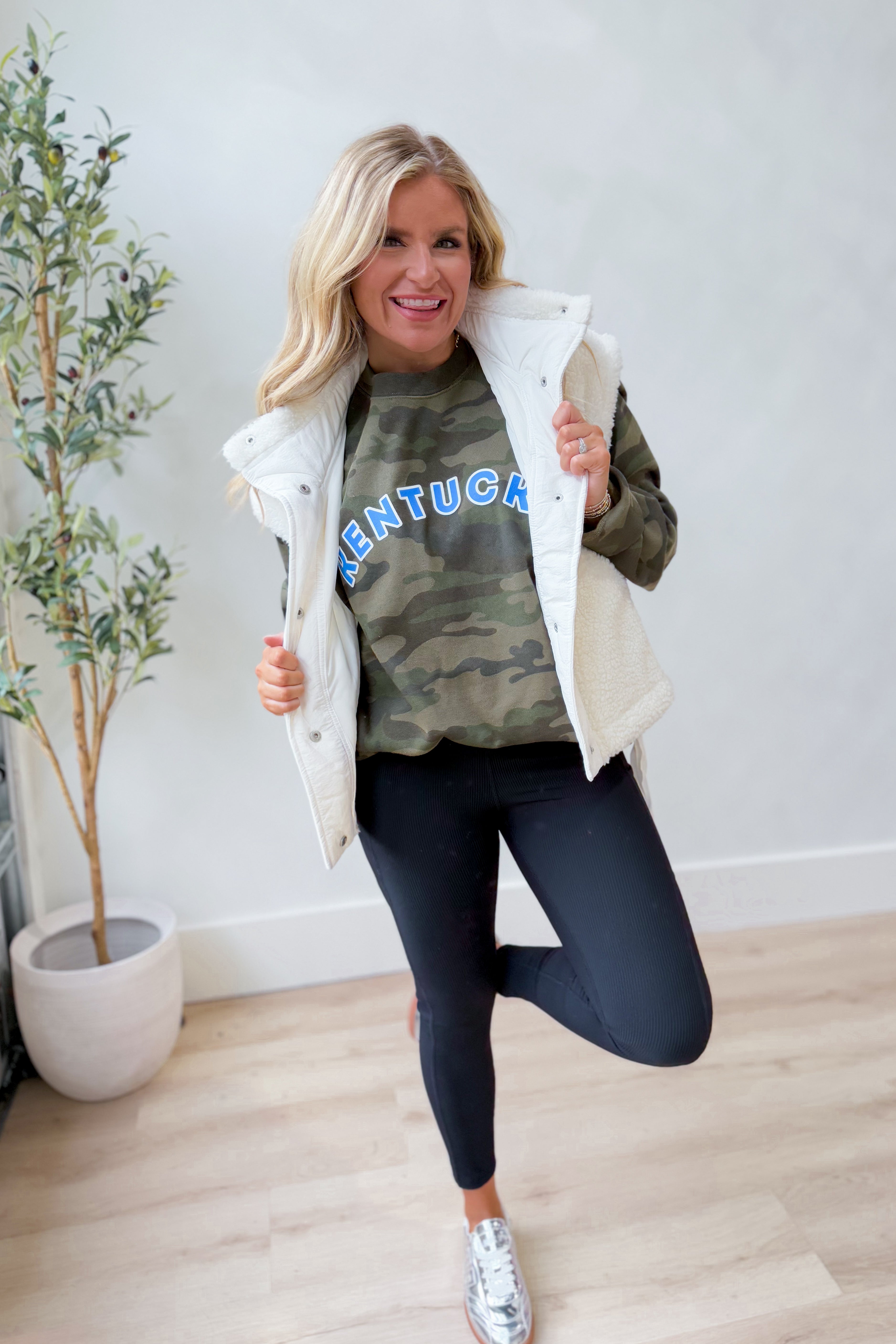 Camo Kentucky Sweatshirt - Be You Boutique