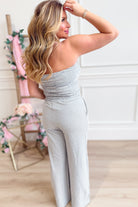 Margot Striped Strapless Wide Leg Set - Be You Boutique